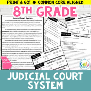 Judicial Court System in Georgia - SS8CG4b SS8CG4c