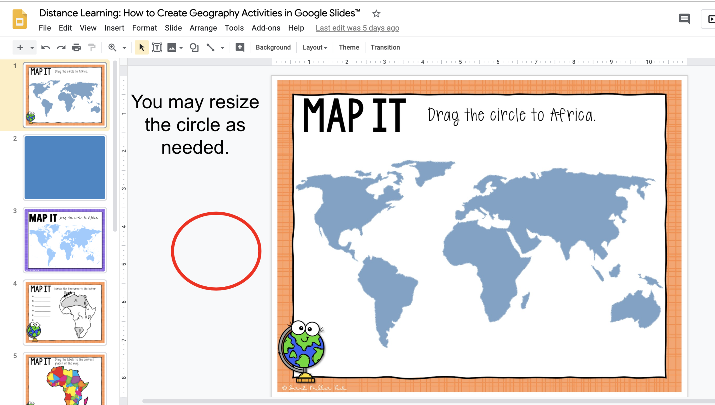 Drag and Drop: Circle (or Shapes)