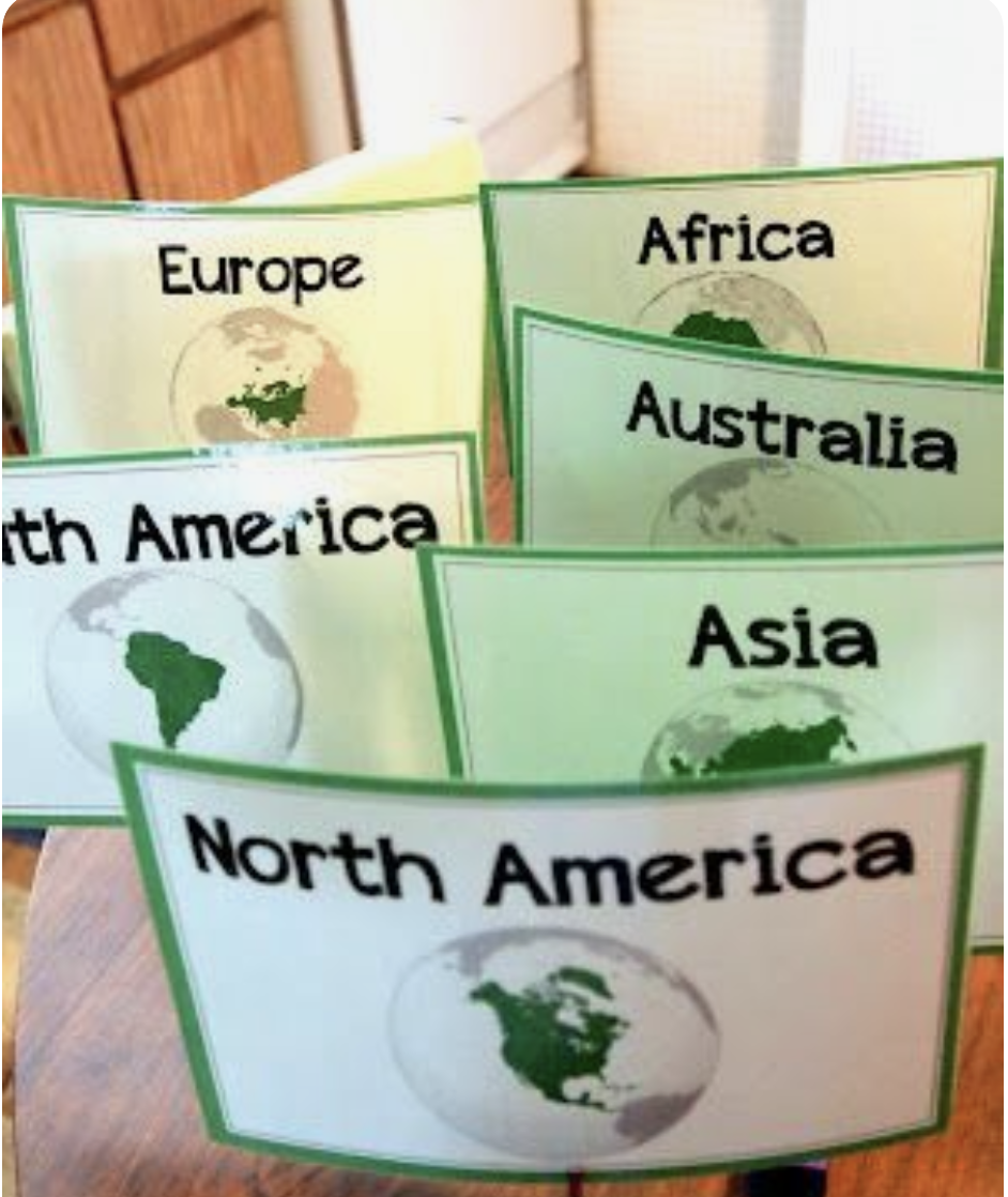Use places you study as Table Group Labels! Credit to Joy in the Journey by Jessica Lawler