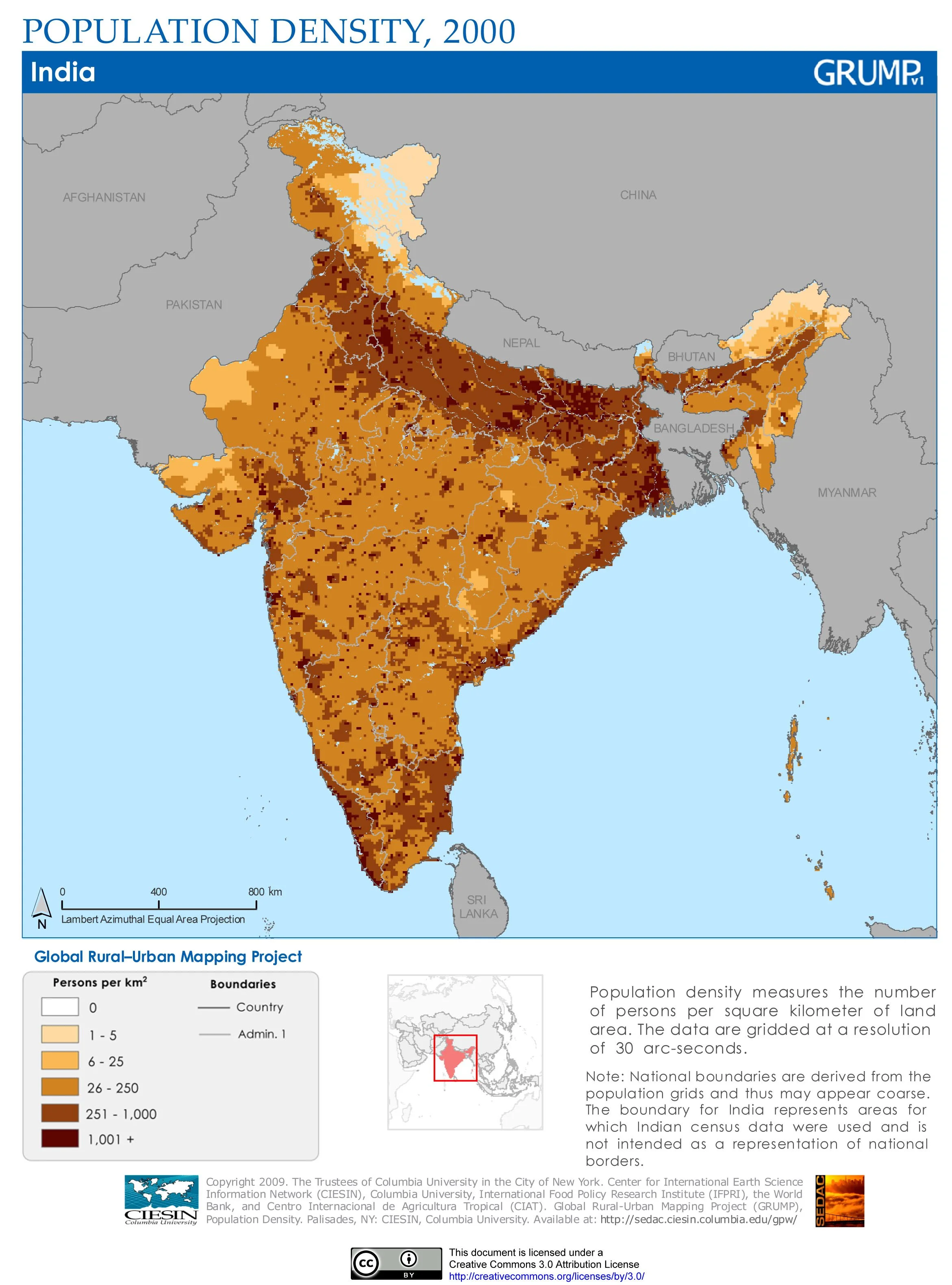 Population Distribution Map