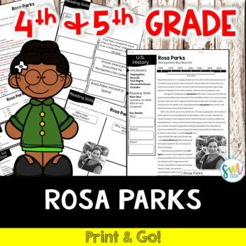 5th Grade Reading Activity